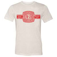 MSD TEE - MSD CREAM W/ RED LOGO