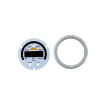 AEM X SERIES EGT GUAGE 0-1800F/0-1000C ACCESSORY KIT, SILVER BEZEL AND WHITE FACEPLATE