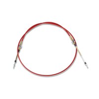 B&M Performance Shifter Cable - 6-Foot Length Double Threaded Ends - Red