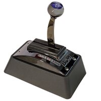 B&M Automatic Ratchet Shifter - Quicksilver - Black