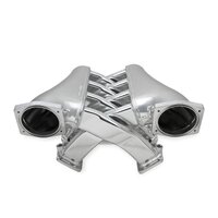 Holley Sniper EFI Fabricated Intake Manifold Dual Plenum 102mm LS1/2/6, Rail Kit - Slvr