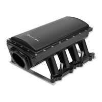 Holley Sniper EFI Fabricated Race Intake Manifold - 2011-14 Ford 5.0L Coyote - Black