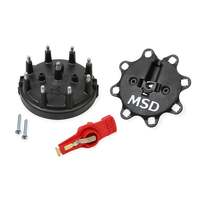 MSD Blk, Dist. Cap/Rtr Kit, MSD/Ford V8 TFI