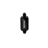 TURBOSMART FPR Billet Fuel Filter 10um AN-8 - Black